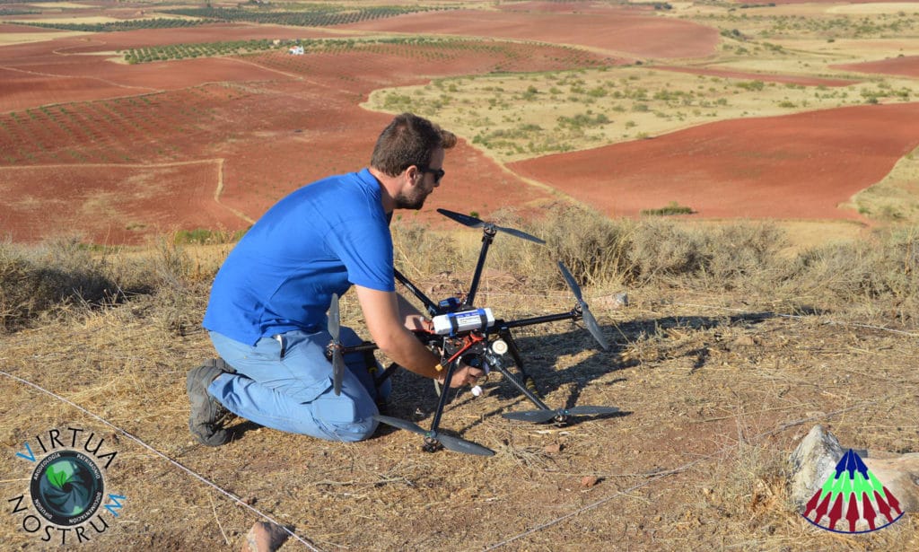 Recuperando yacimientos abandonados mediante vídeo y fotografía con drones